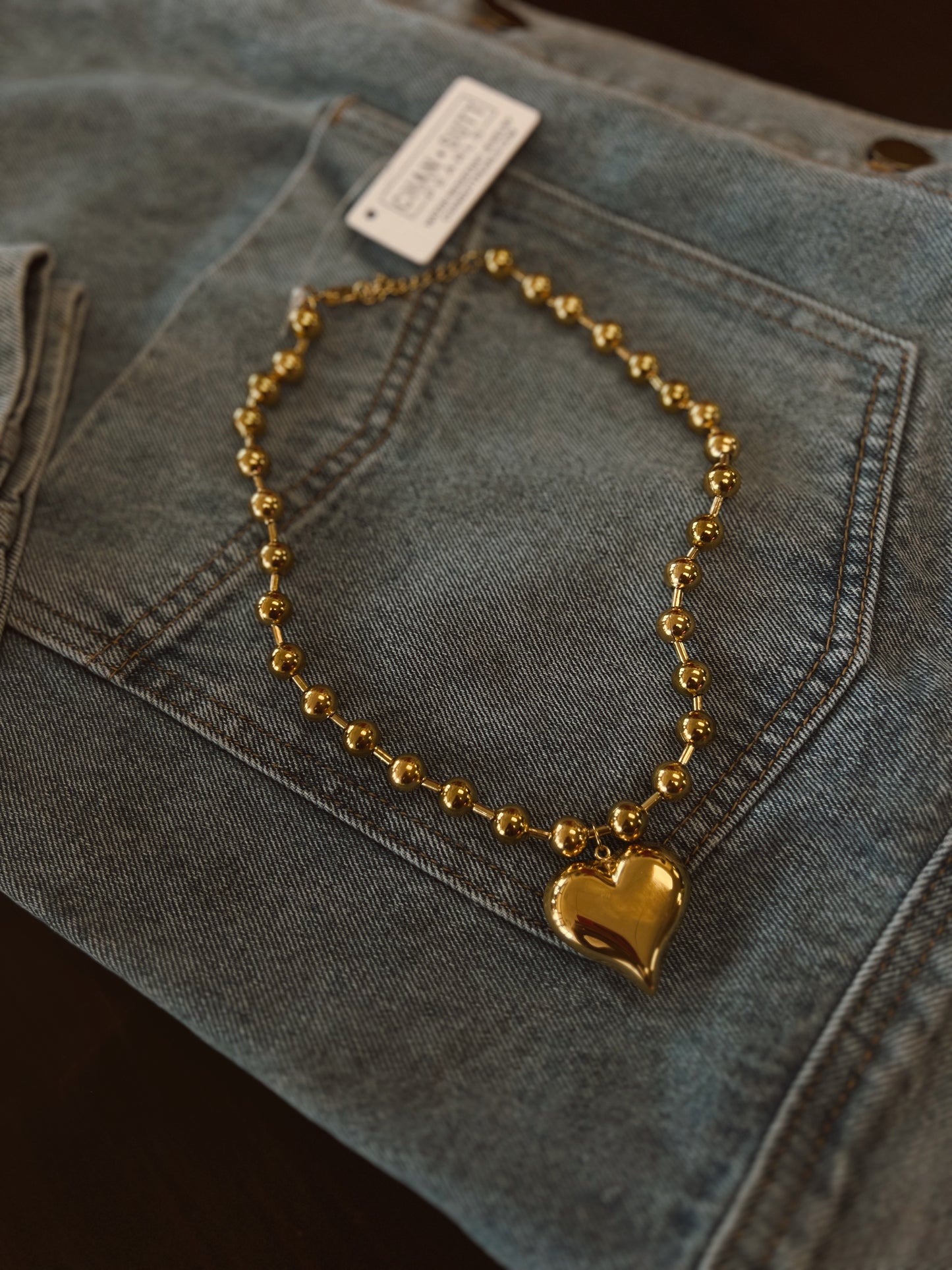 Bubble Heart Necklace