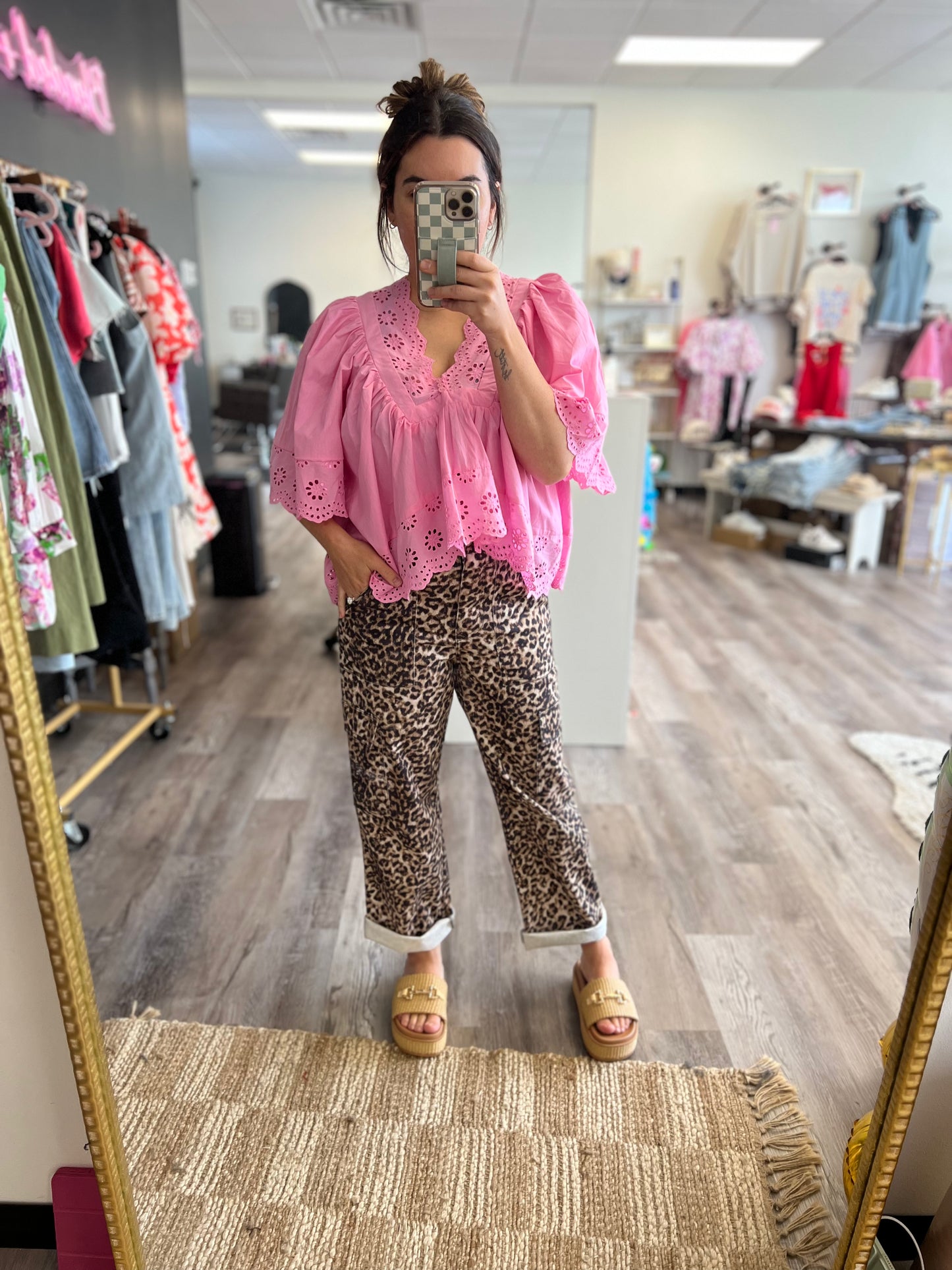 Leopard Cargo Pant