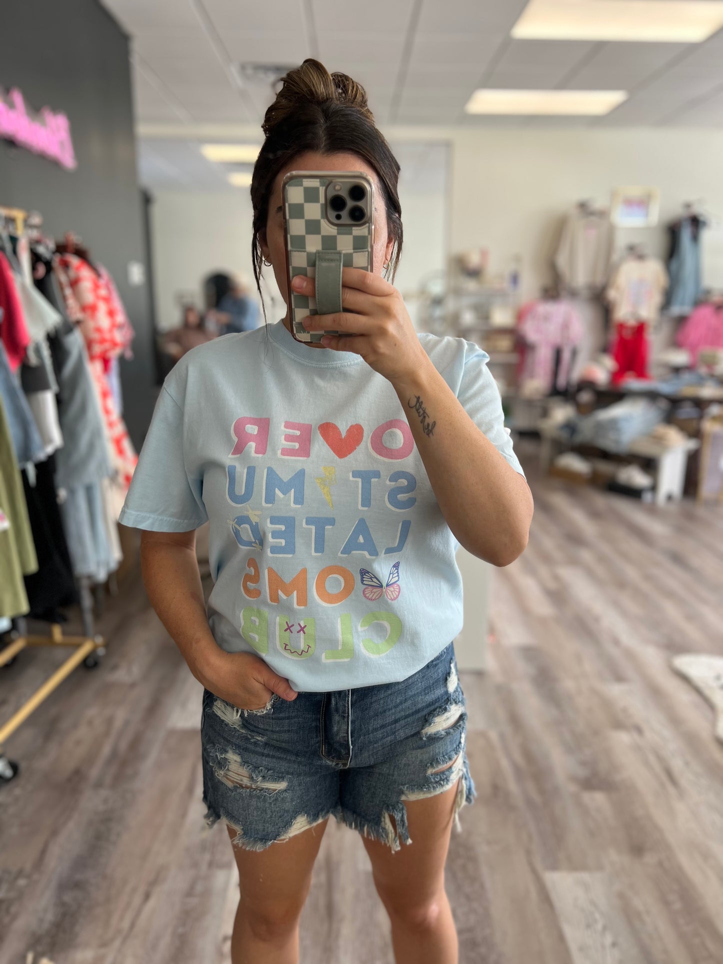 Overstimulated Moms Club Tee