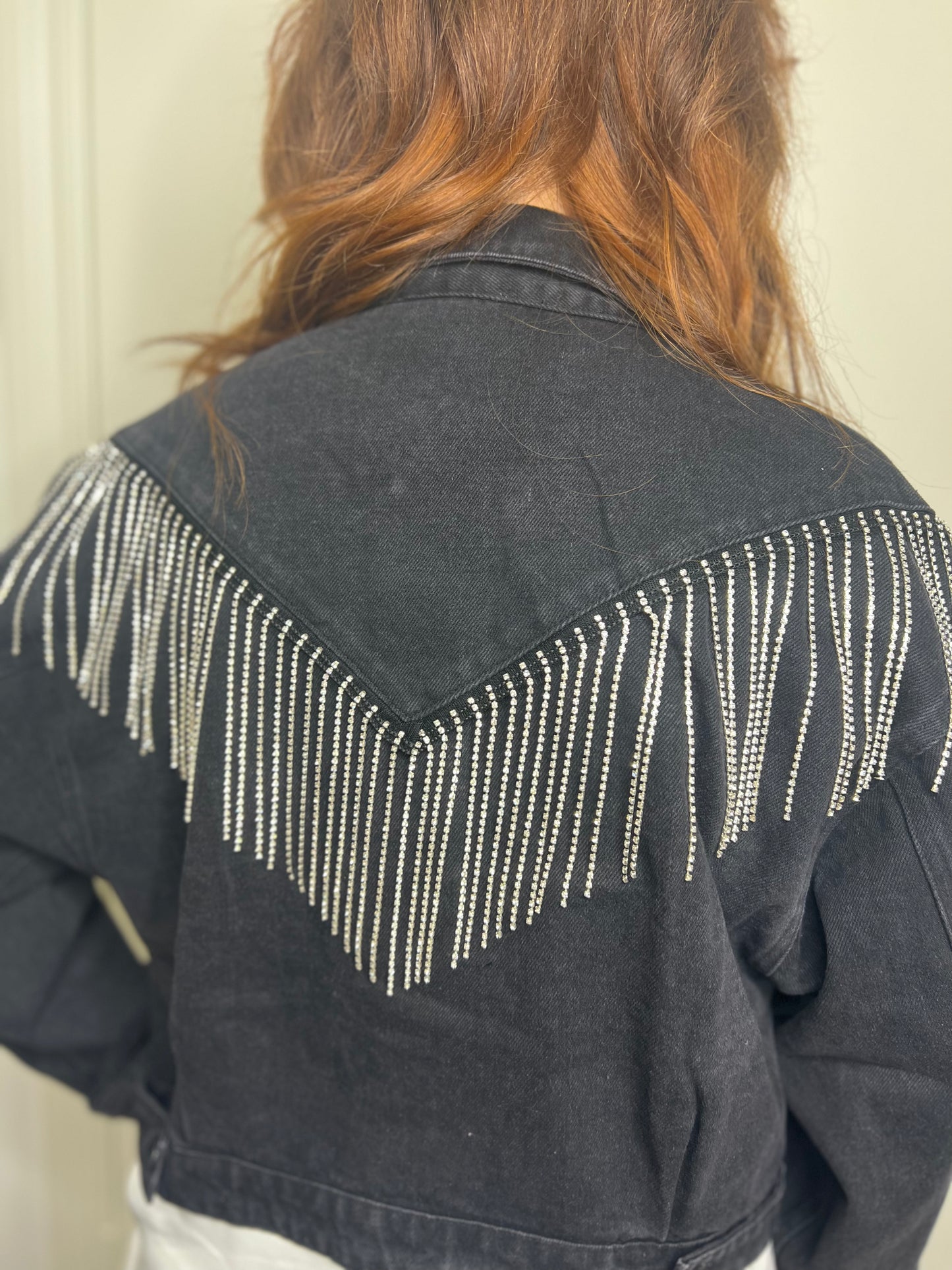 Black Rhinestone Jacket