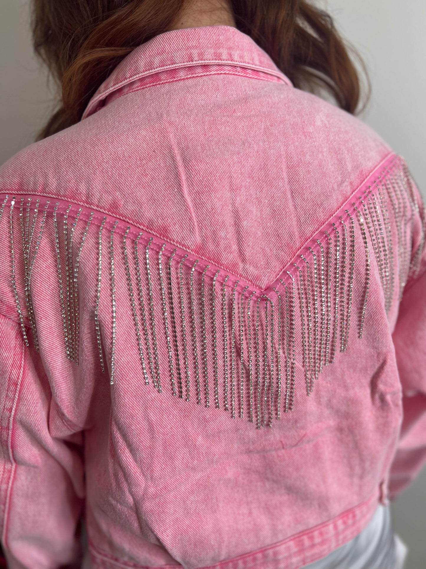 Pink Rhinestone Jacket