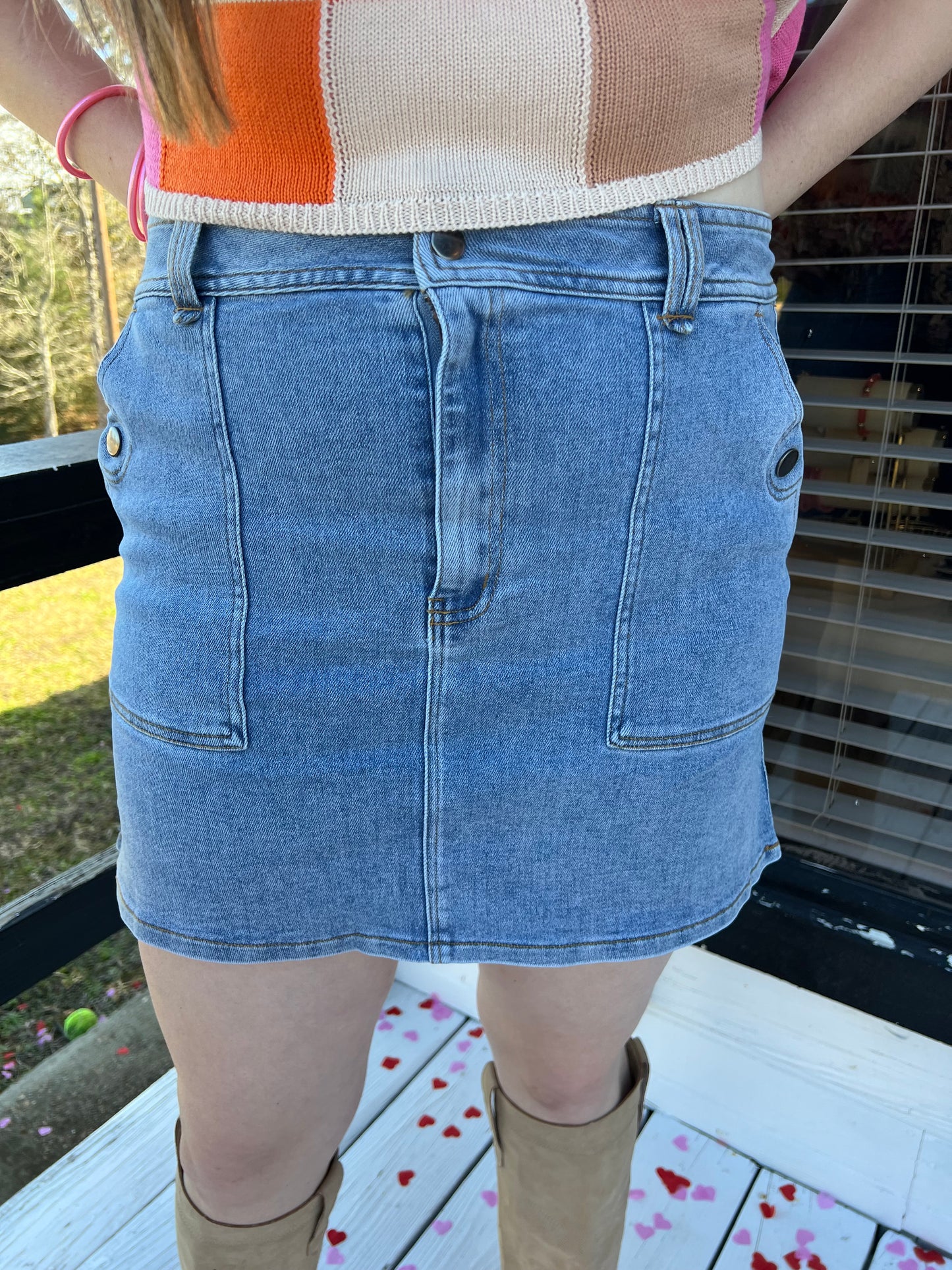 Denim Skirt