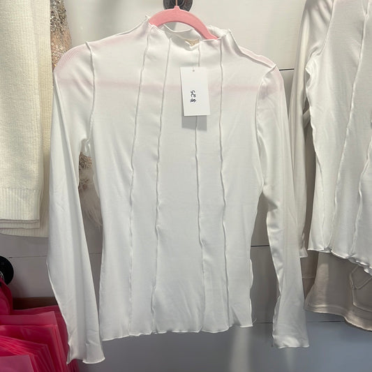 White Long Sleeve Top
