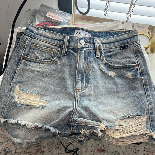 High Rise Mom Short
