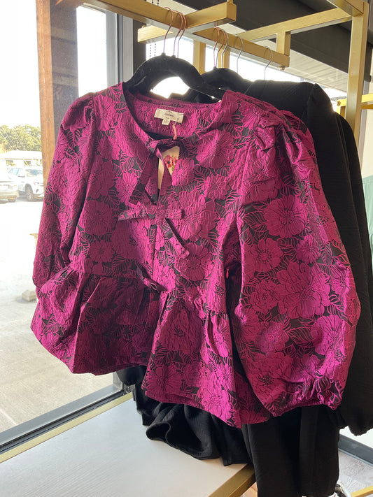 Flower Purple Top