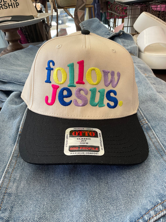 Follow Jesus Trucker Hat