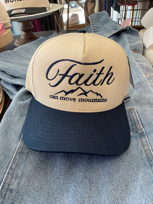 Faith Can Move Mountains Trucker Hat
