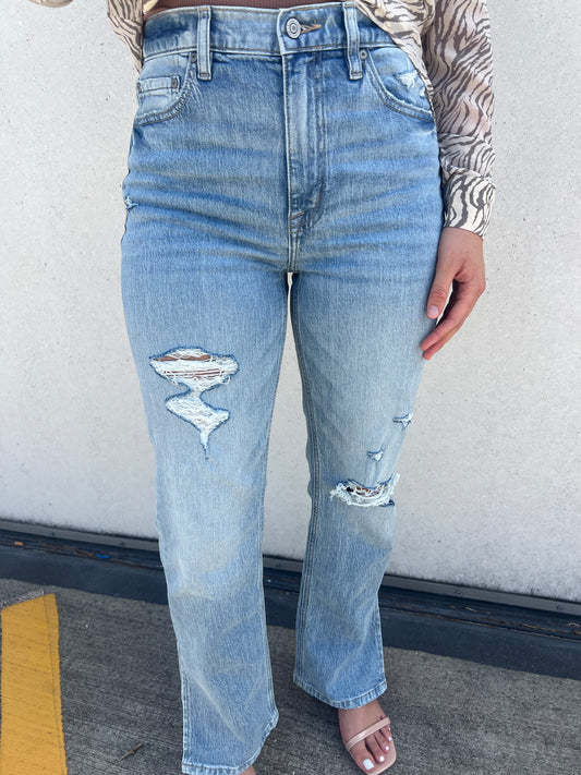 Codi High Rise Dad Slit Jean