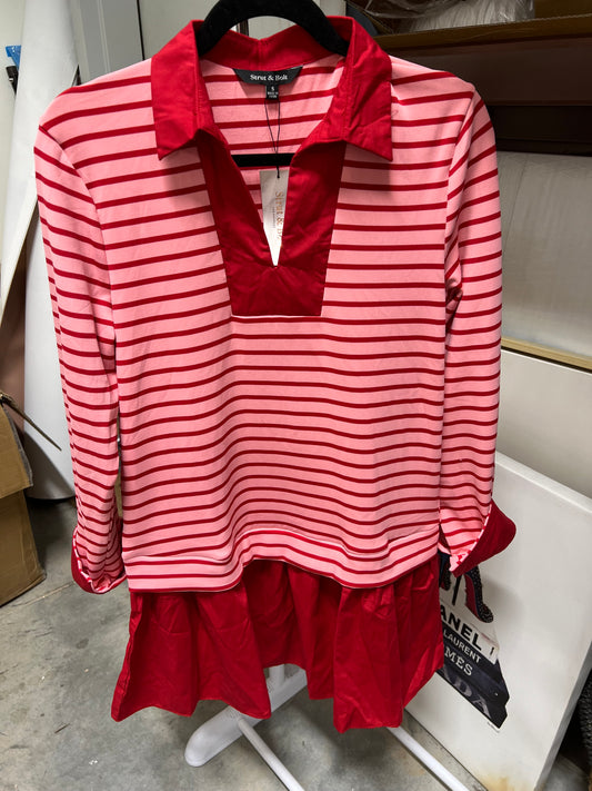 Red Striped Dress