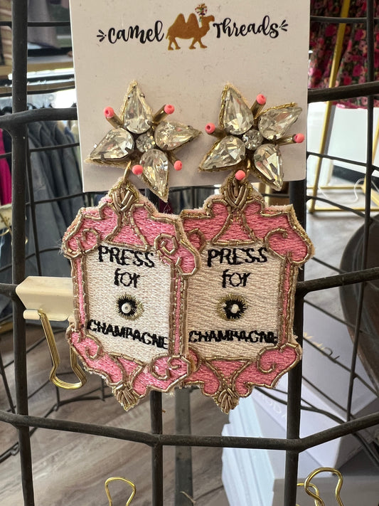 Champagne Earrings