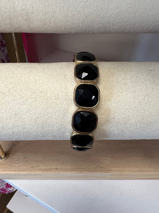 Black Chunky Bracelet