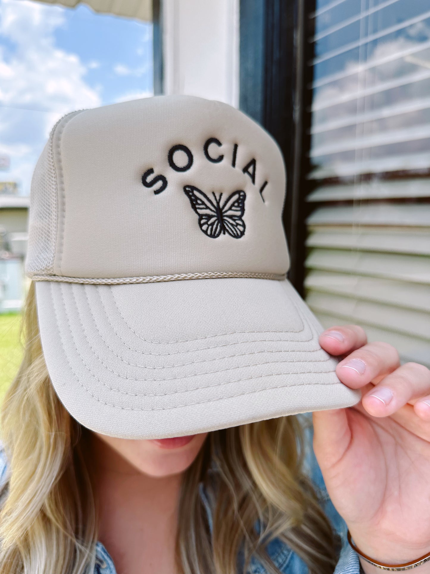 Social Butterfly Trucker Hat