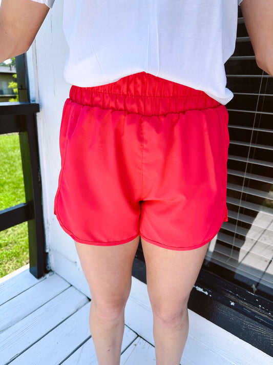 Track Short Red