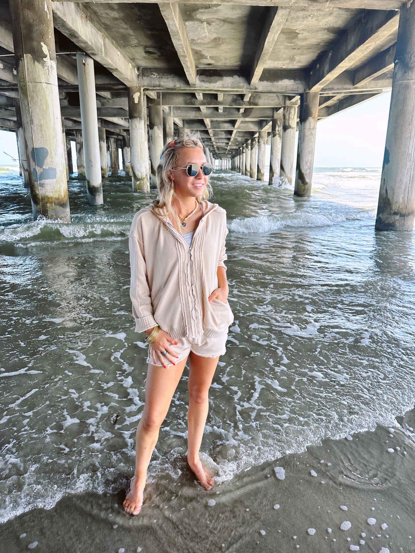 Seaside Zip Up