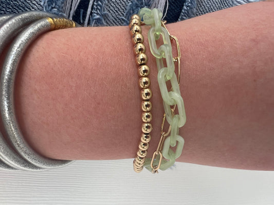 Green Link bracelet