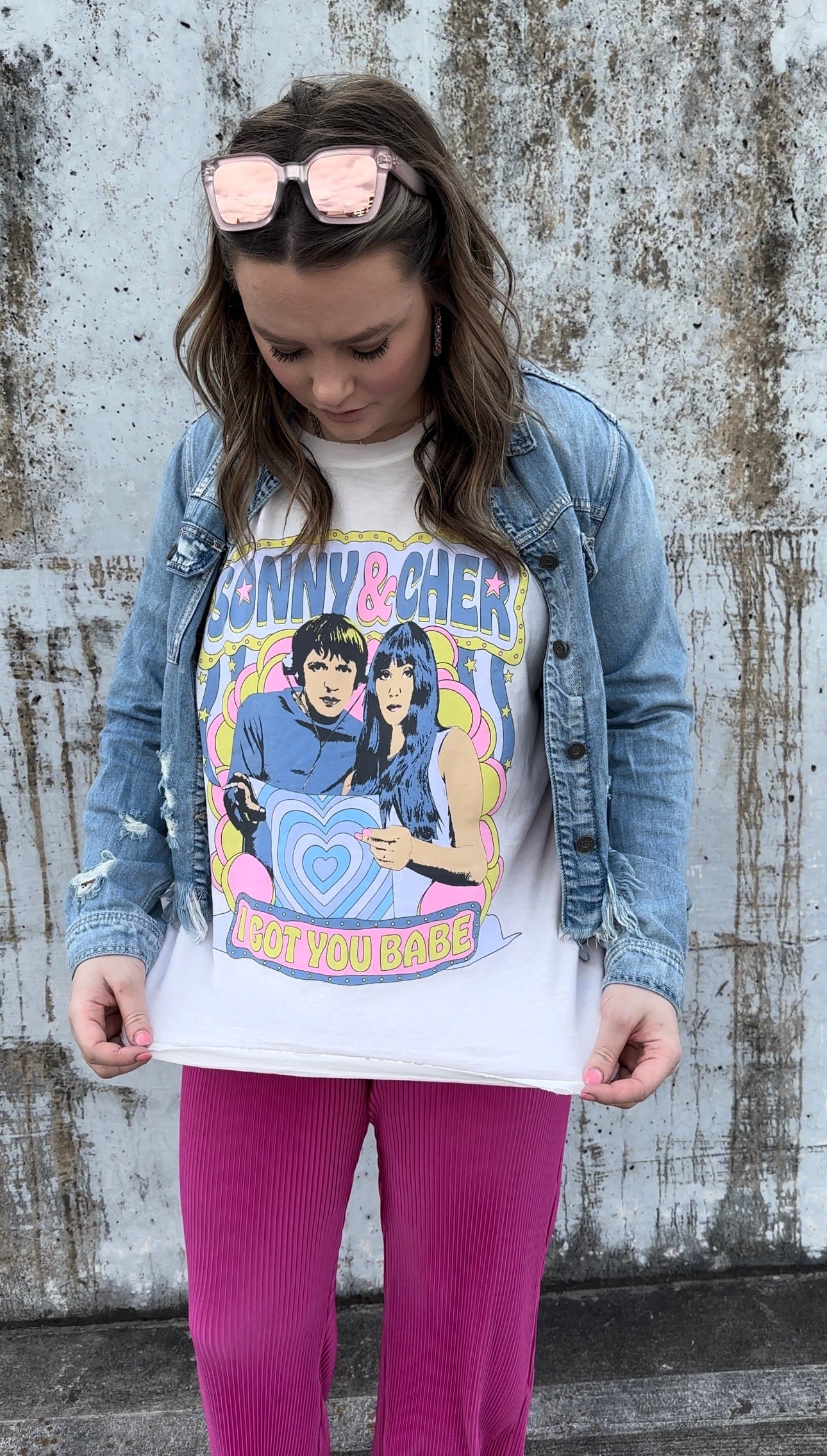 I got you babe graphic tee