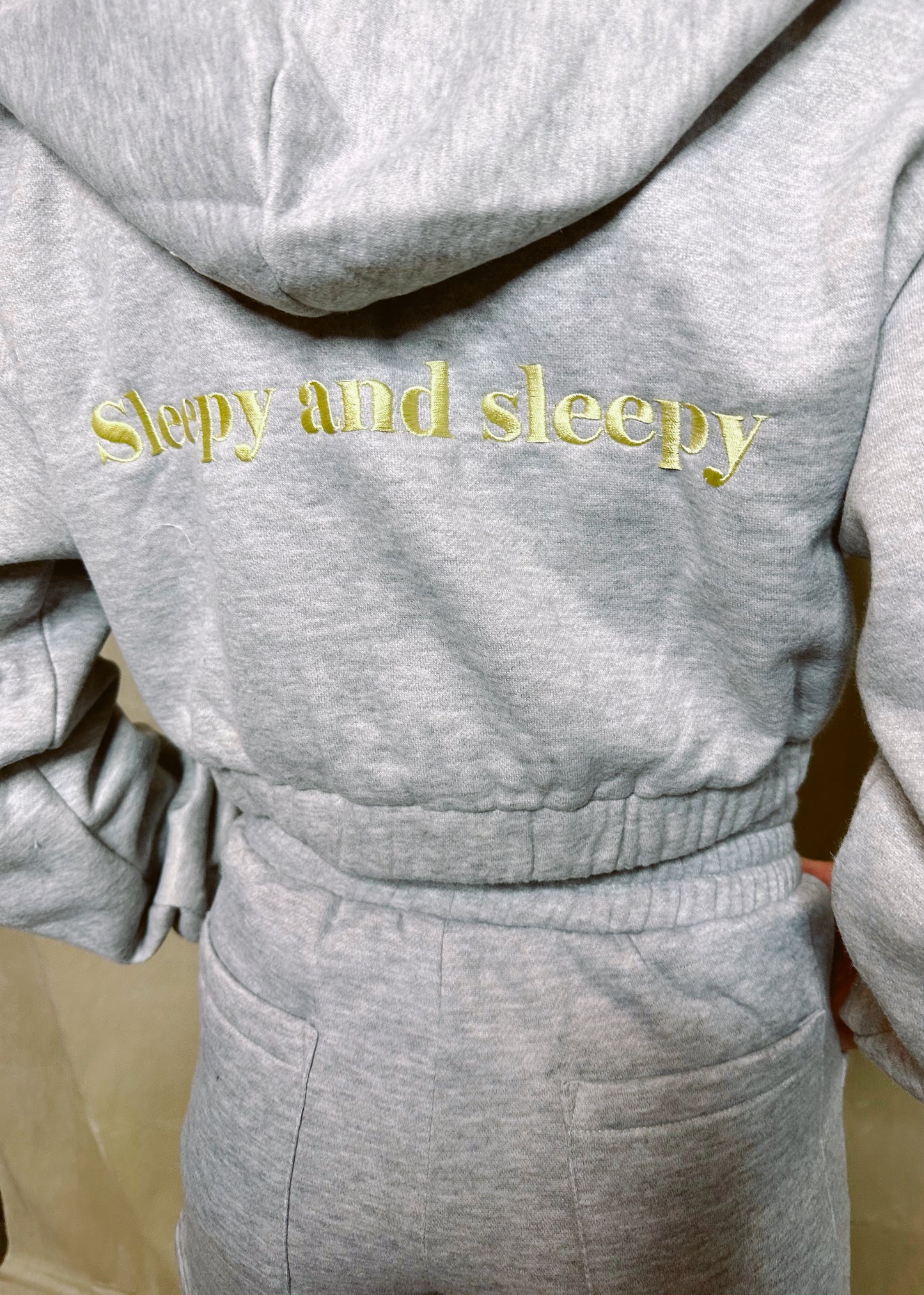 Sleepy and Sleepy zip up